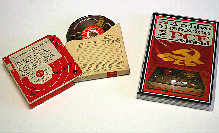 Cinta magnetofónica, 1954. DVD después de ser digitalizada.